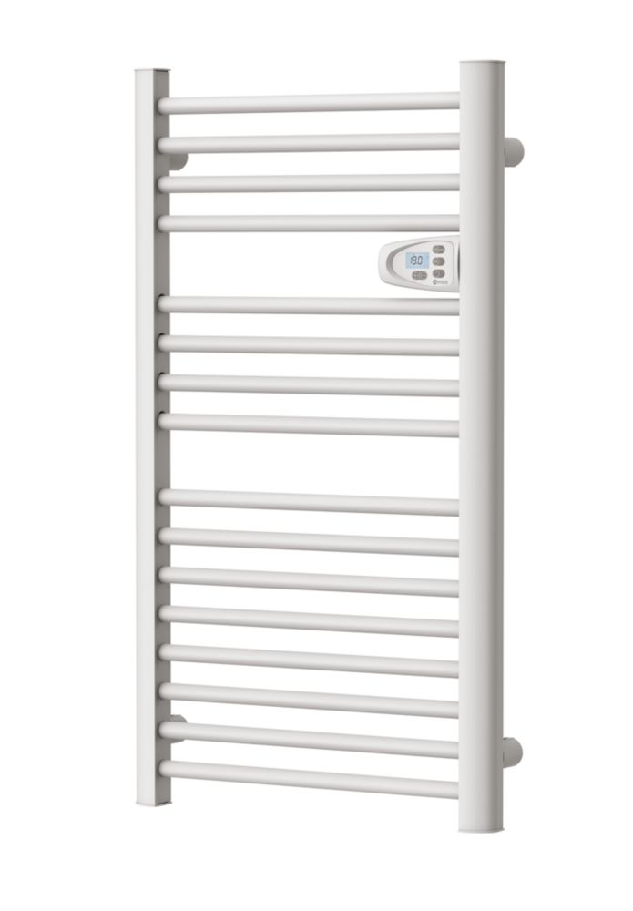  Sèche-serviettes électrique plat blanc Hom'y 98cm x 54cm 1706BTU