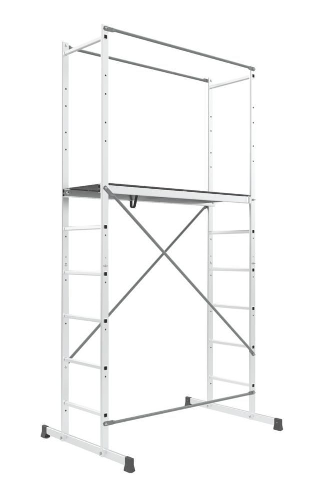 Échafaudage simple profondeur en aluminium Artub 0,4m x 1,3m x 1,66m