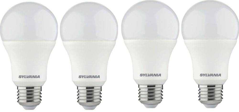 Lot de 4 ampoules LED Sylvania ToLEDo E27 GLS 1 521lm 15W