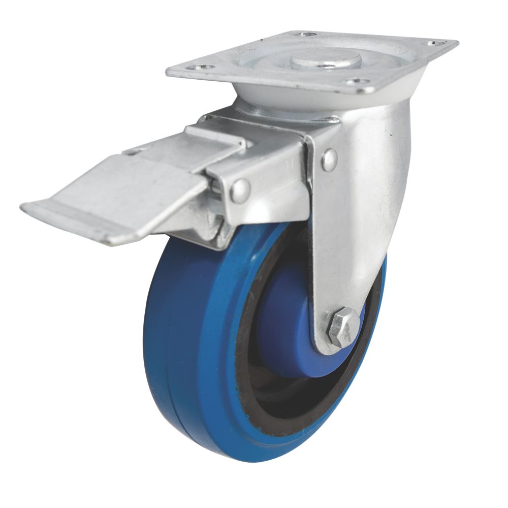 Roulette pivotante avec frein à usage intensif 125mm 