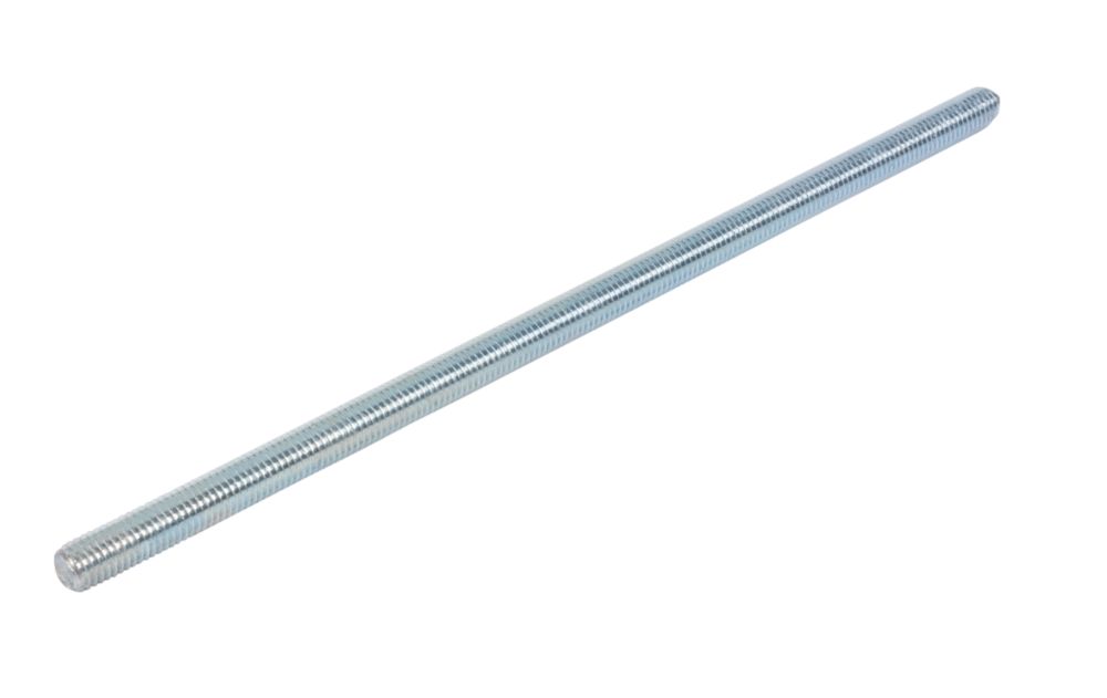 5 tiges filetées en acier zingué brillant Easyfix M12 x 300mm