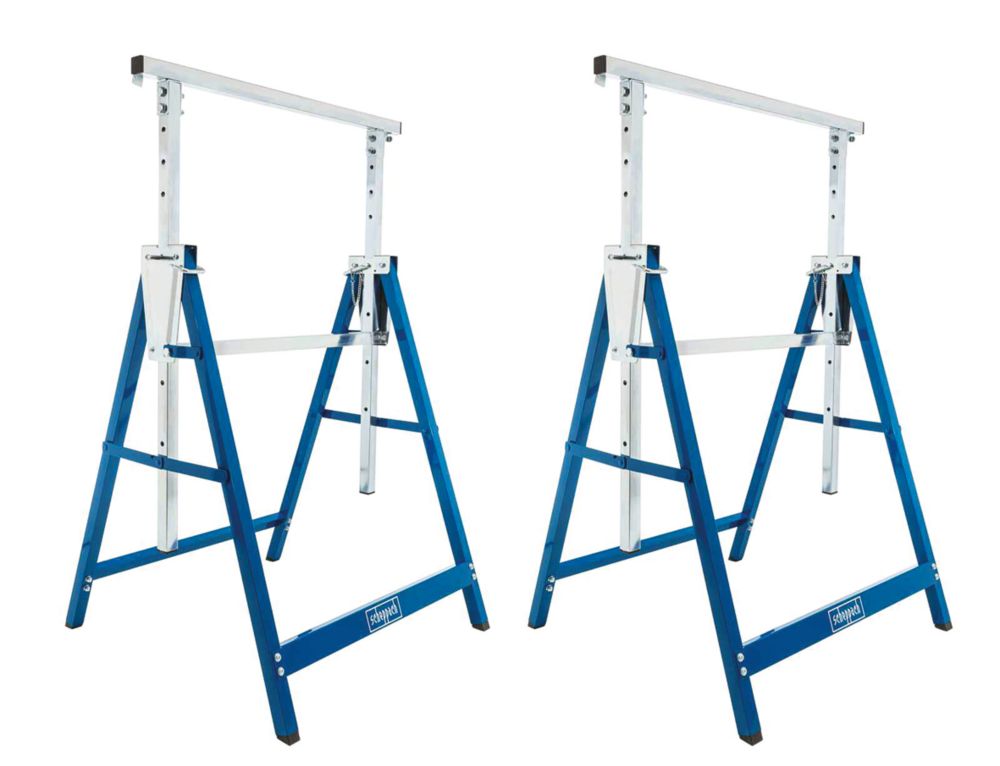  Tréteaux télescopiques Scheppach TUG200 68,5cm, 2 pièces