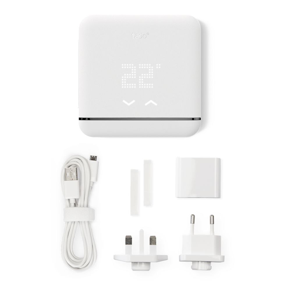 Tado Bundle : Thermostat intelligent sans fil - Thermostat Smart V3+ avec 7  boutons de