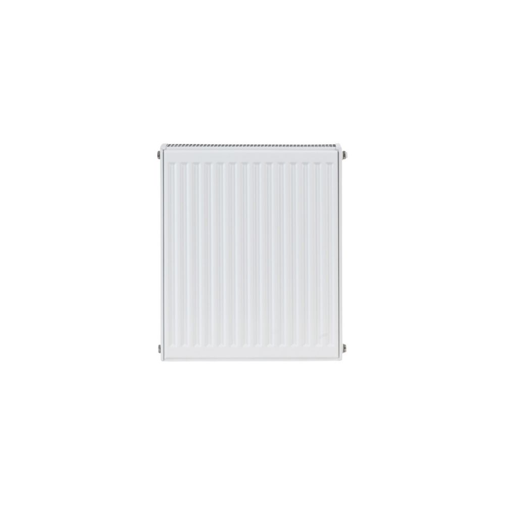 Radiateur eau chaude à double panneau Flomasta type 22 600 x 600mm blanc