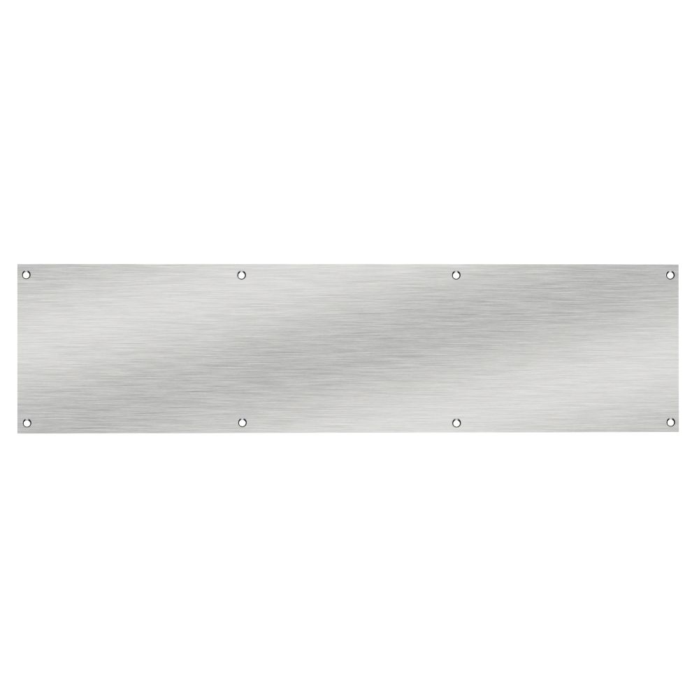 Plaque de bas de porte Eurospec en acier inoxydable satiné 690 x 150mm 