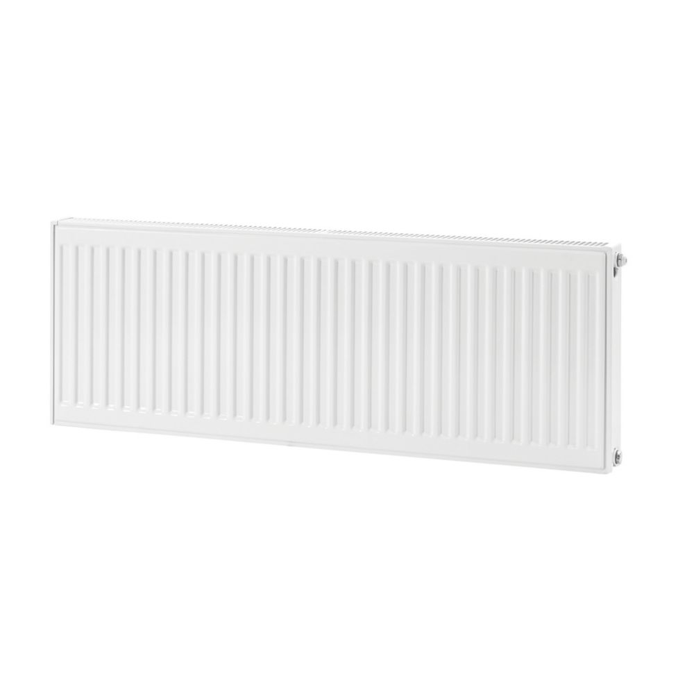 Radiateur eau chaude à double panneau plus Flomasta type 21 400 x 1200mm  blanc, Radiateurs