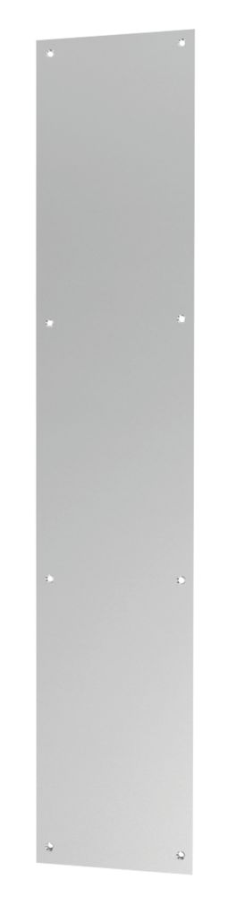 Plaque de bas de porte Smith & Locke en aluminium satiné 750 x 150mm 