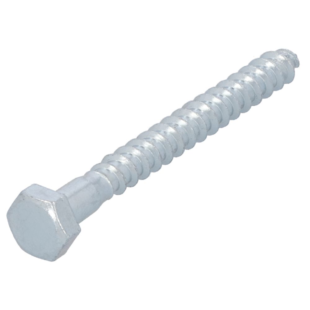 25 tirefonds Suki finition zinguée M10 x 60mm