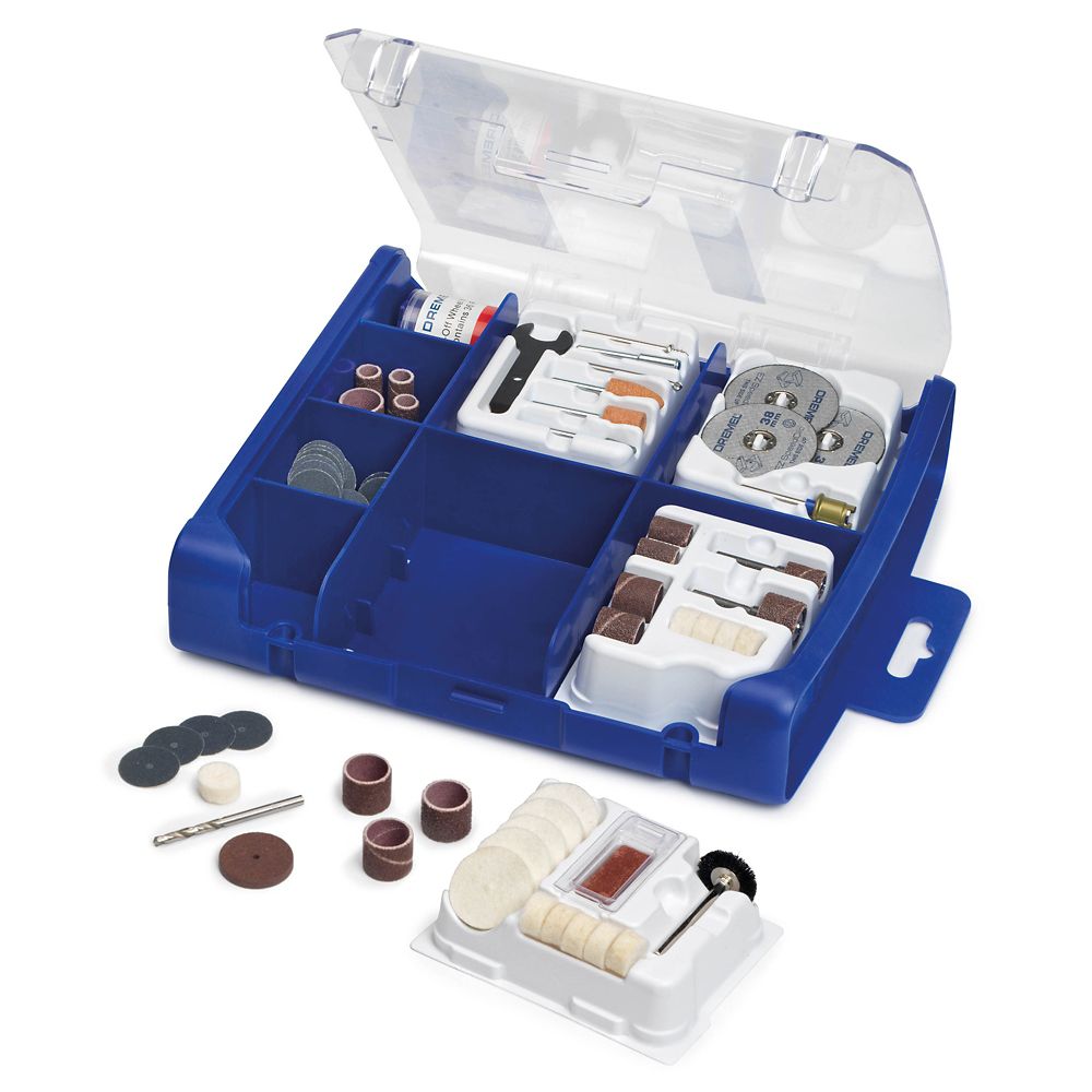 Kit de 100 accessoires outil de précision multiusage 723 EZ SpeedClic Dremel 