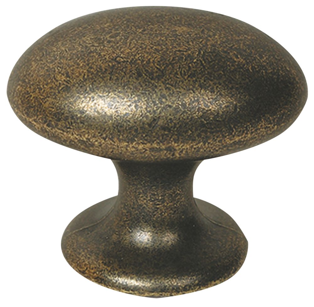  Poignées de meuble ovales décoratives en laiton antique 40mm, lot de 2