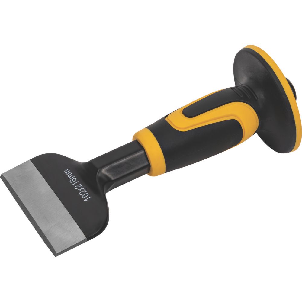 Ciseau à brique avec pare-coups Roughneck 31-992/SFDI 102 mm x 216 mm
