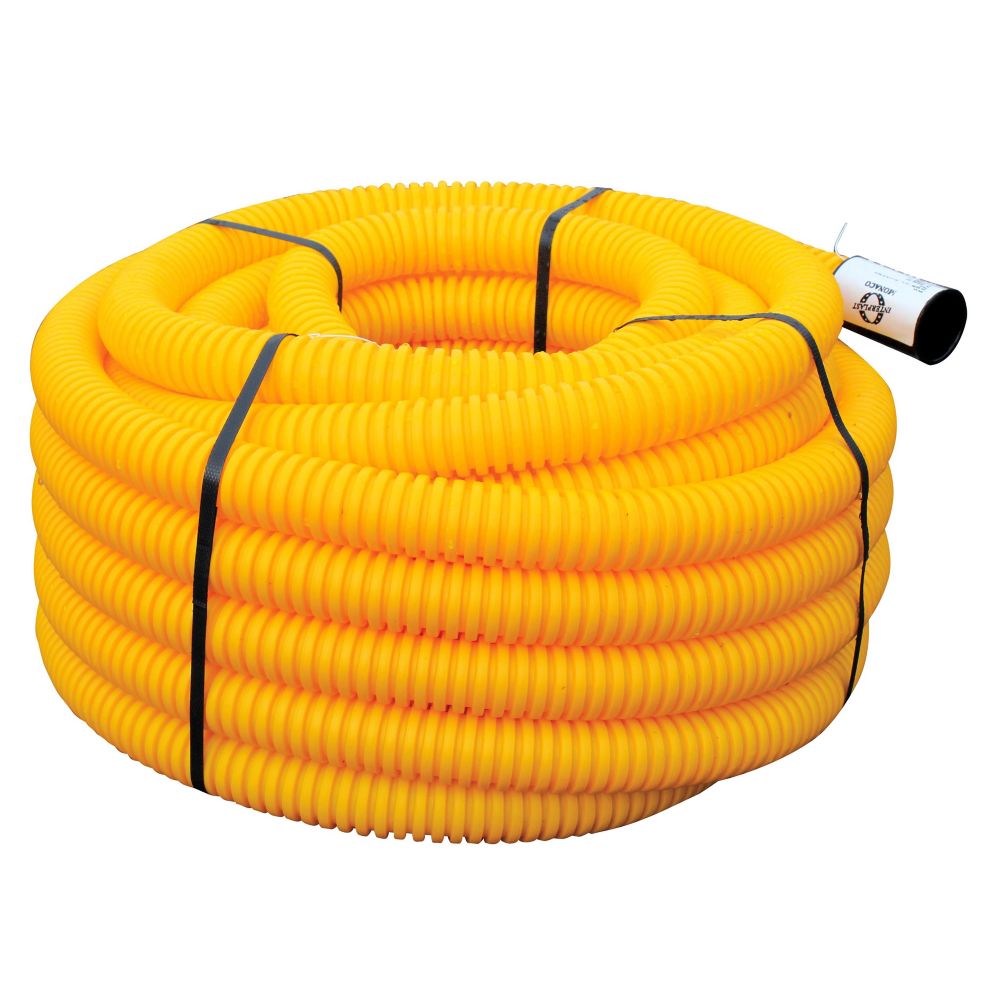 Gaine de conduit flexible Fitt 40mm x 15m, jaune