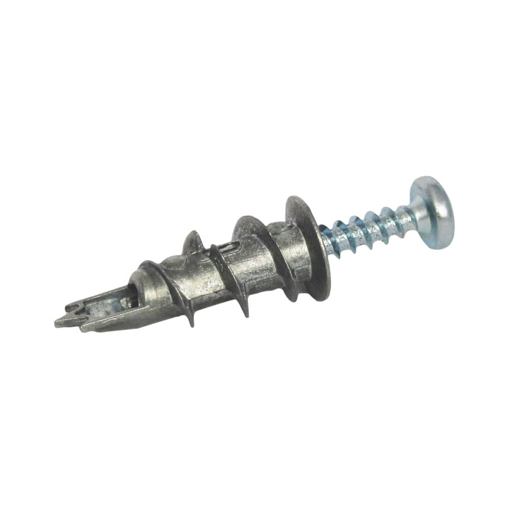 150 fixations métalliques autoperceuses pour plaques de plâtre Rawlplug 31mm
