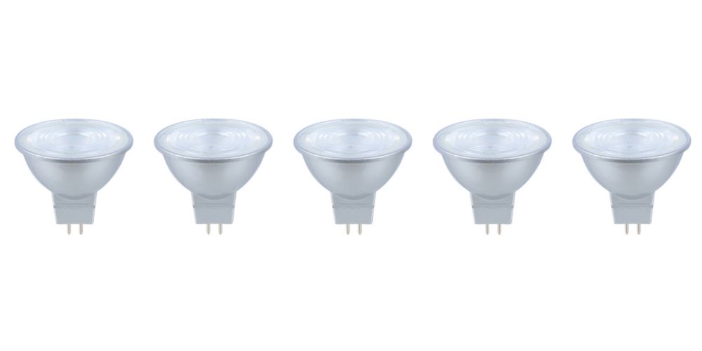 Lot de 5 ampoules LED LAP 0319384033 GU5.3 MR16 345lm 3,4W
