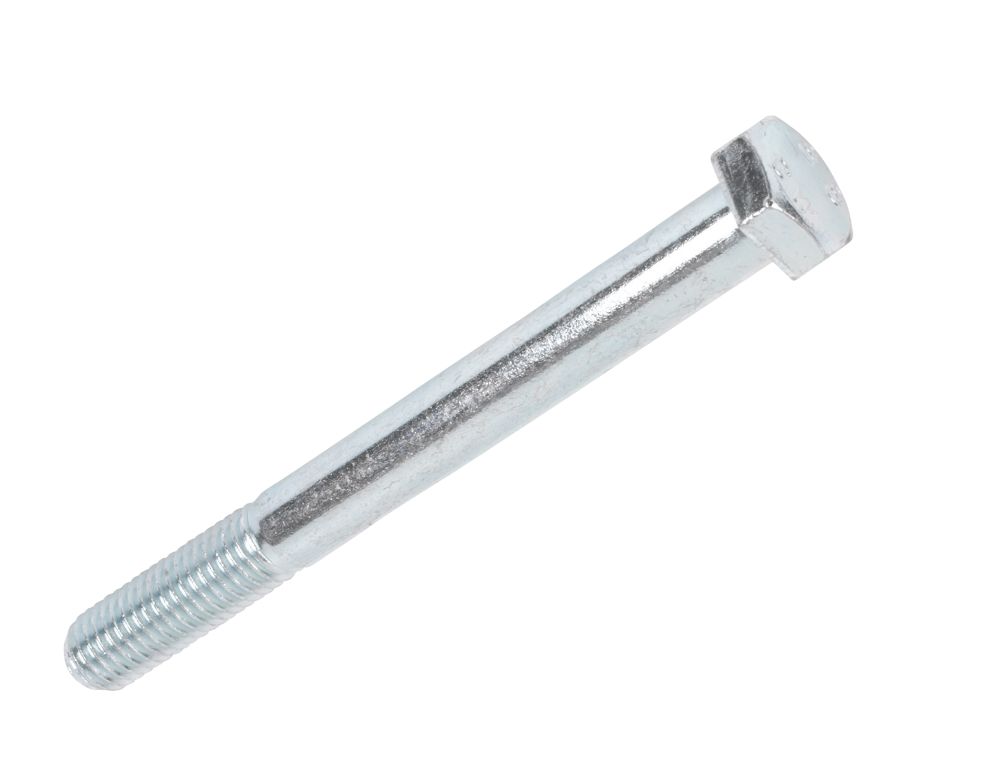 Vis à métaux en acier à tête hexagonale à haute résistance zingué brillant Easyfix M12 x 120mm, lot de 50