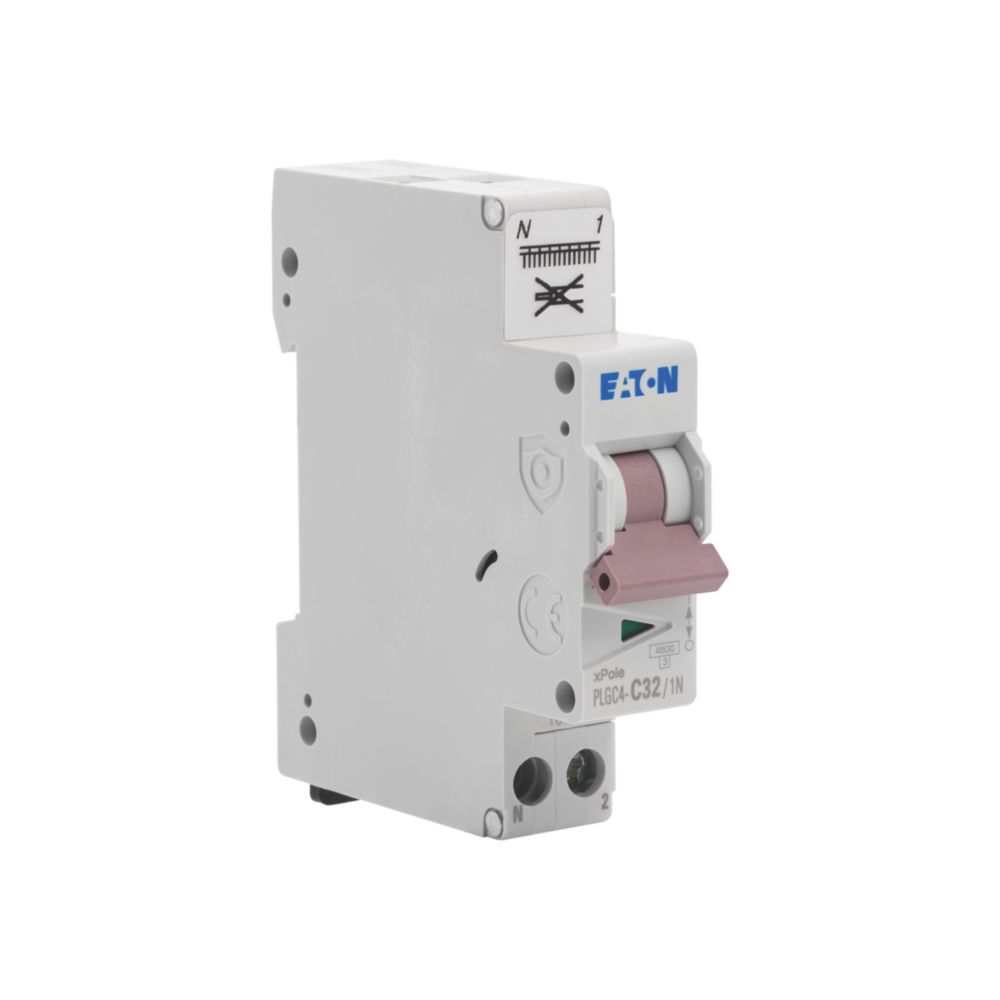 Disjoncteur 32A type C Auto 4,5kA 1P+N Eaton