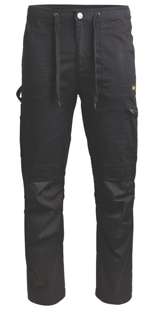 Pantalon de travail multi-poches Tesem Site, noir, taille 46, longueur 81 cm