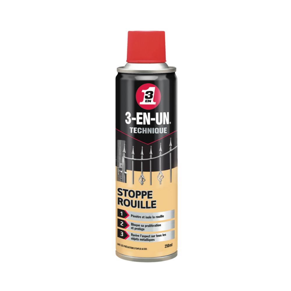 Huile antirouille 3-en-1 250ml, Lubrifiant