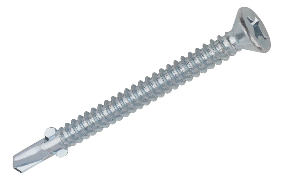 100 vis autoperceuses en acier au carbone EasyDrive 5,5 x 100mm