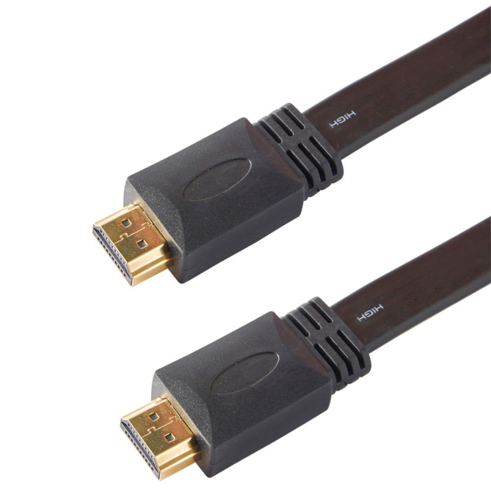 Câble HDMI 4K coudé avec fiche or Blyss, 5m Câbles et fils