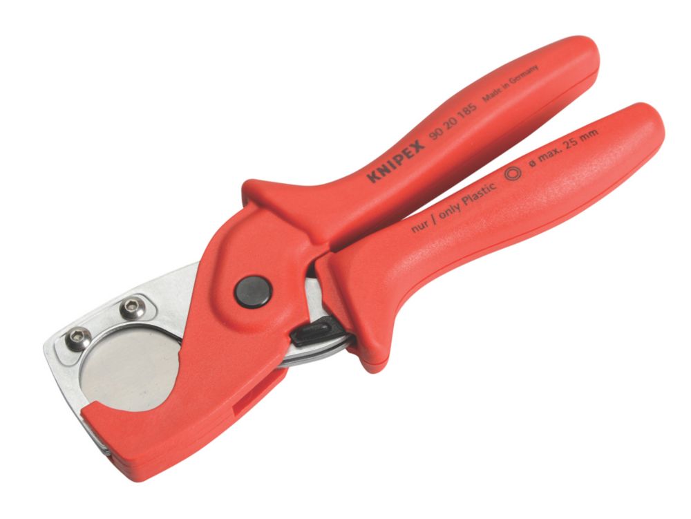 Coupe-tube et conduit en PVC manuel Knipex Plasticut 0-25mm 