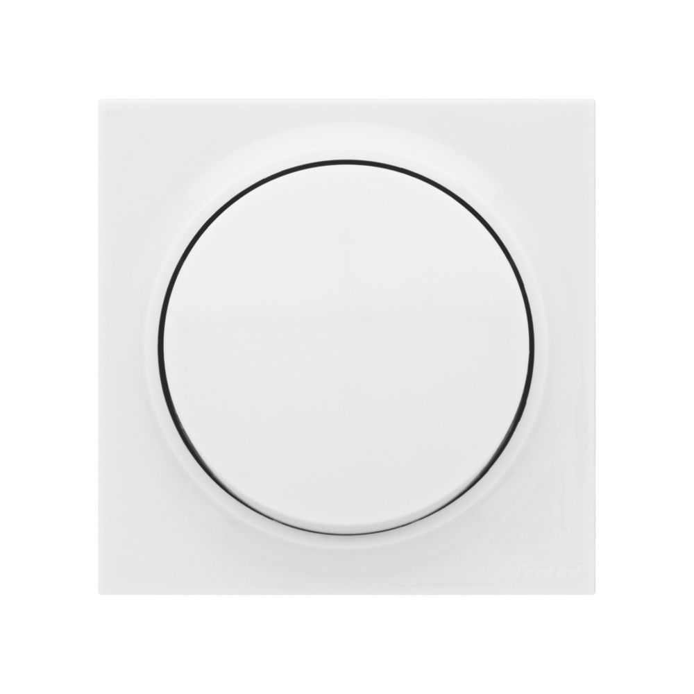 Poussoir blanc 1 poste Fontini Neo Evo