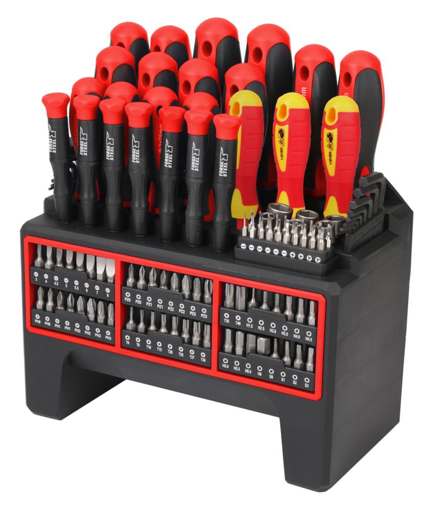  Ensemble de tournevis Forge Steel 112 pièces