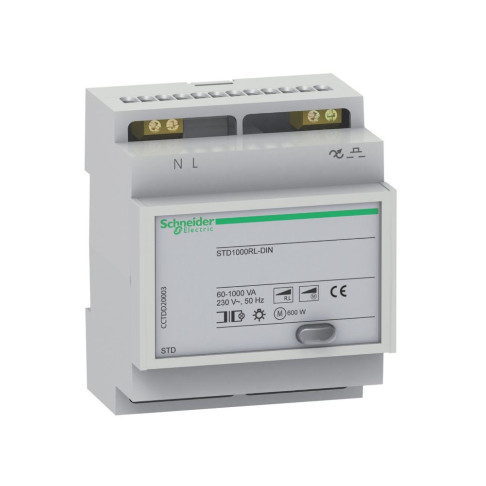 Télévariateur 1000W DIN Commande de scénario Acti9 STD Schneider