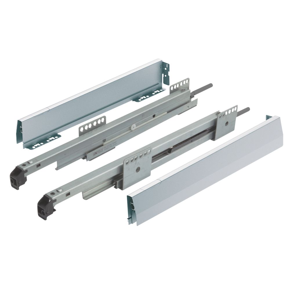 Jeu de rails et coulisses de tiroir Hafele 450mm, lot de 2