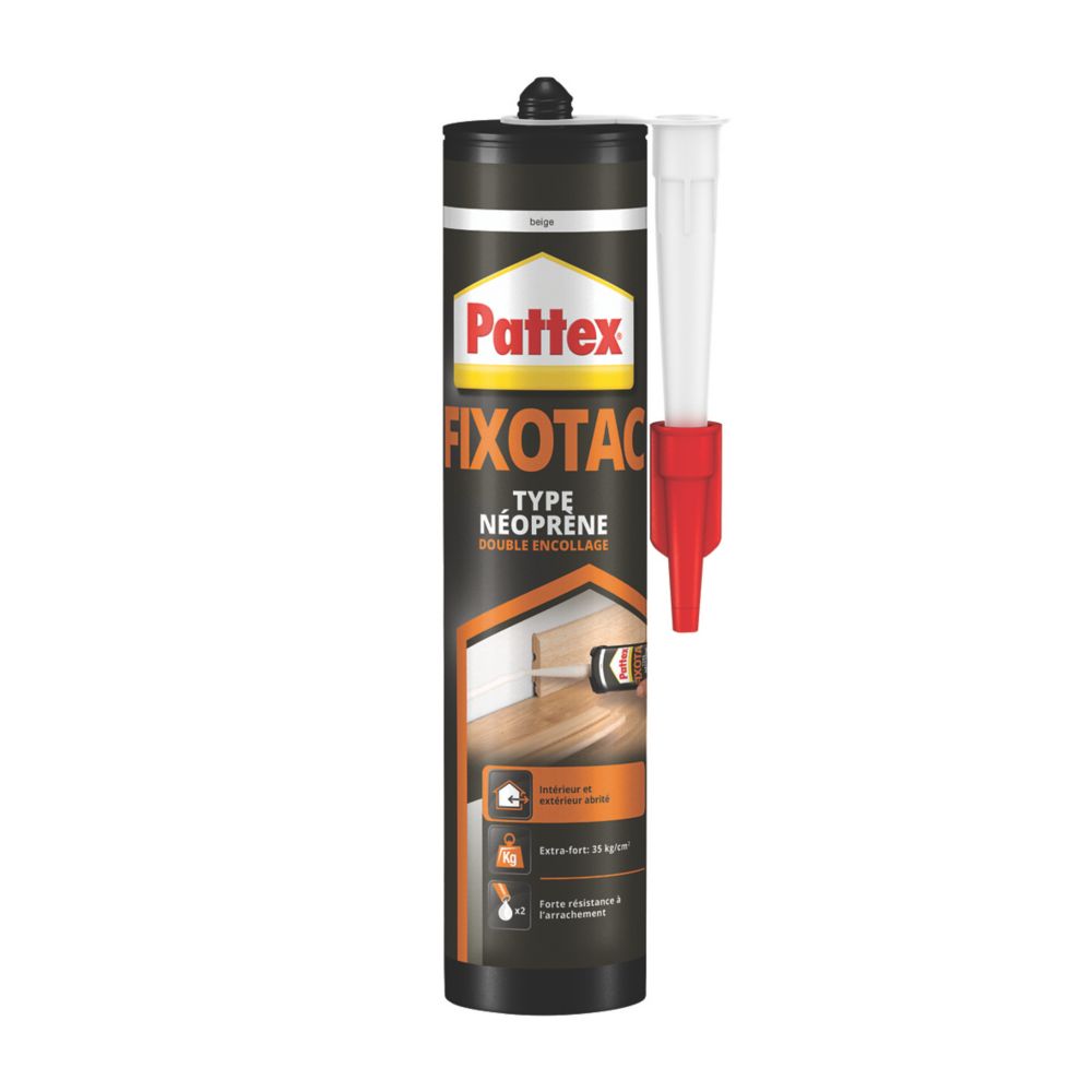 Pattex colle de fixation polymère Fixotac cartouche 390g