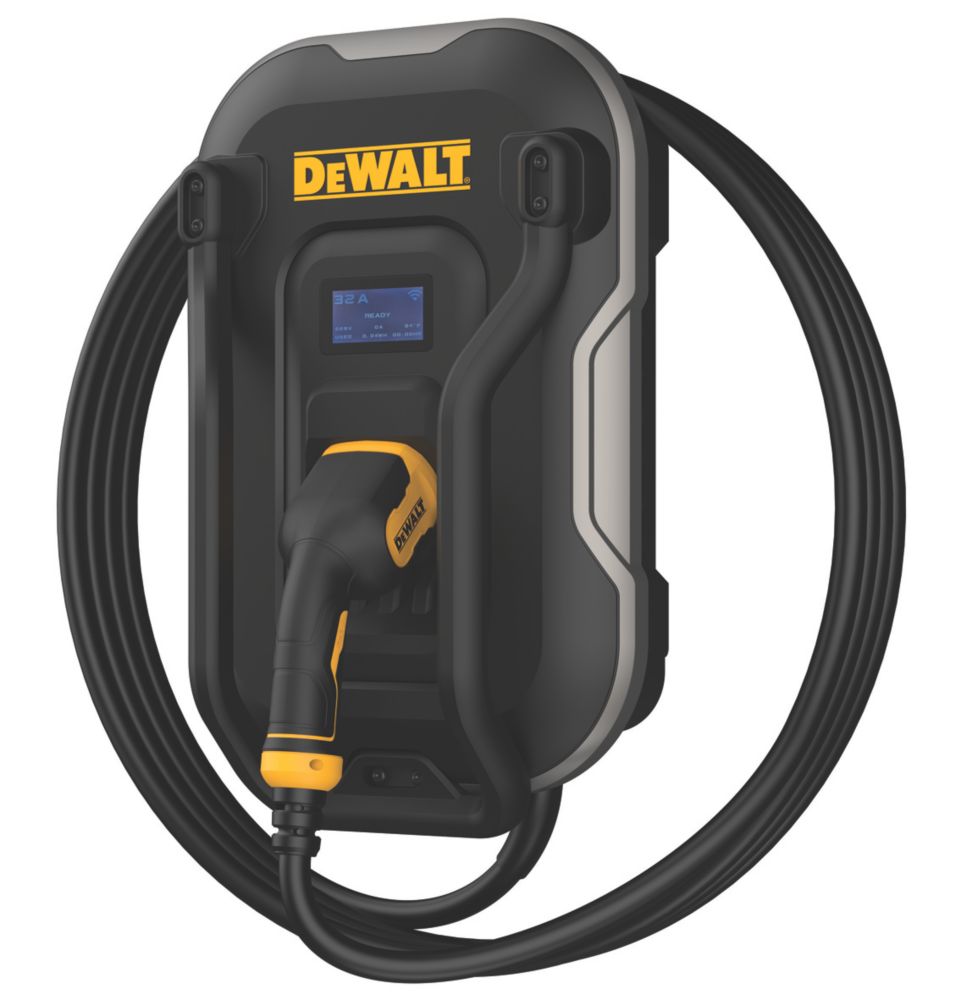 Station de charge pour véhicule électrique DEWALT 1 port 7,4kW avec prise type 2 mode 3
