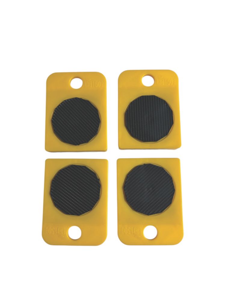 Lot de 4 coins à roulettes Mottez 400kg