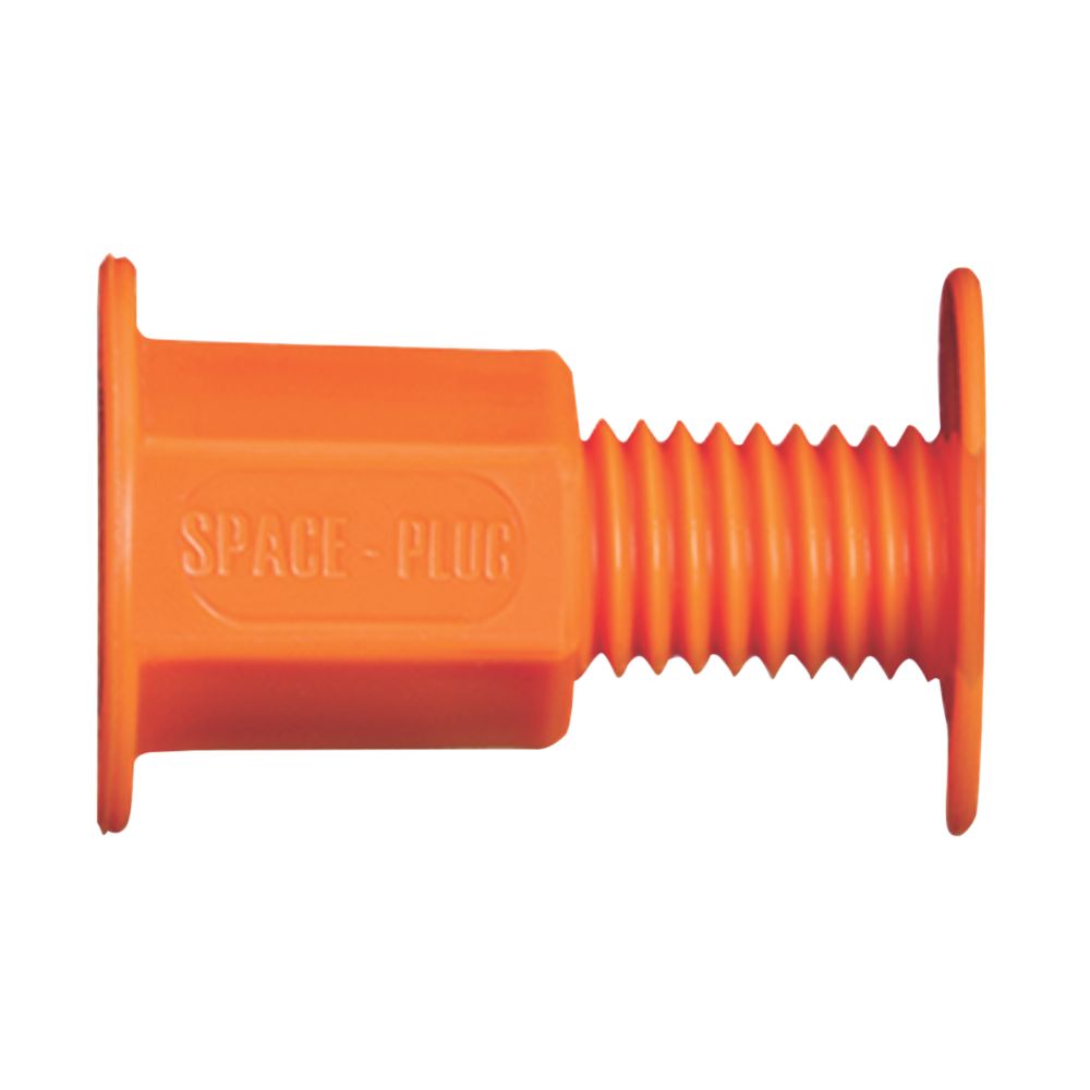 Lot de 10 chevilles d'espacement pour meubles de cuisine Space-Plug pour espaces normaux 30-50 x 2 x 30mm