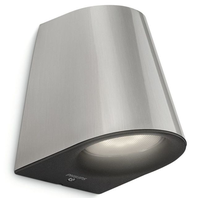 Applique murale d'extérieur LED Philips Virga inox 270lm
