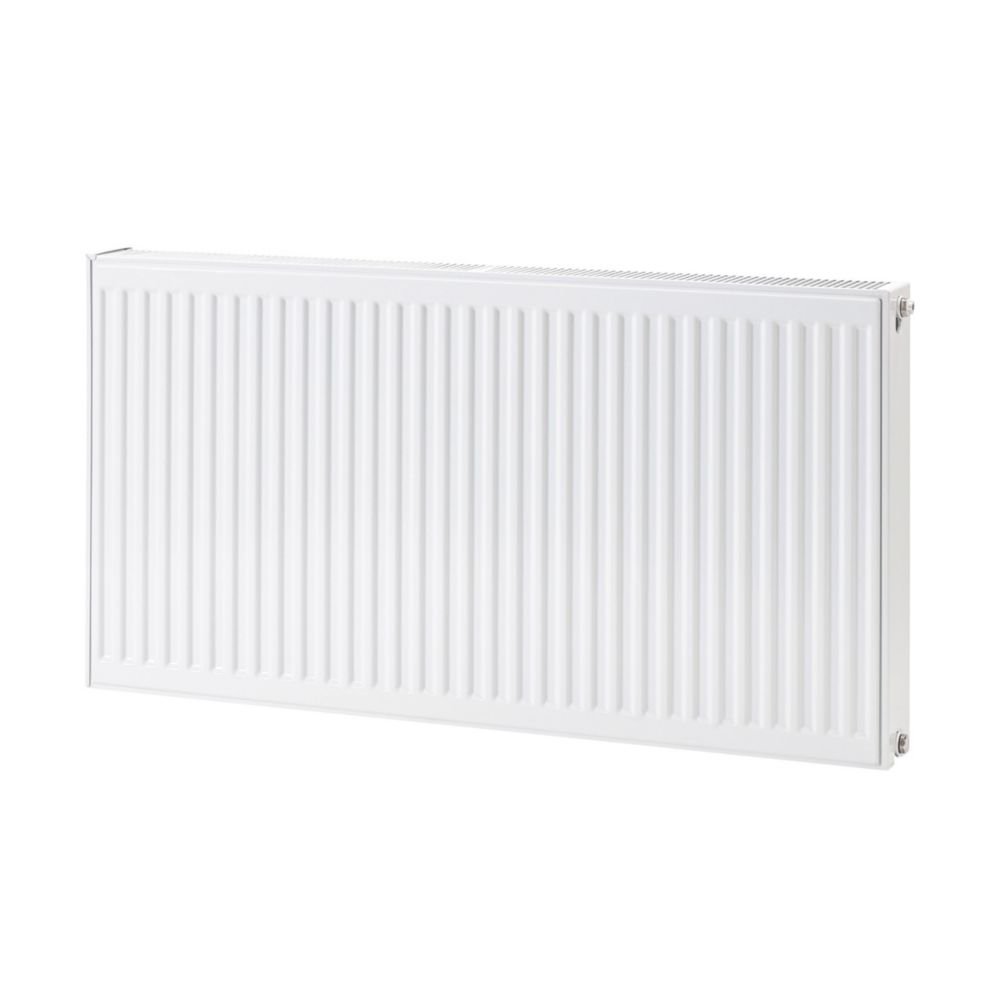 Radiateur eau chaude à double panneau Flomasta type 22 600 x 1200mm blanc