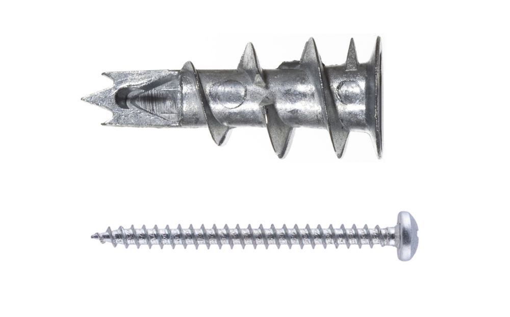 Chevilles en acier Fischer pour plaque de plâtre, 31mm, lot de 6