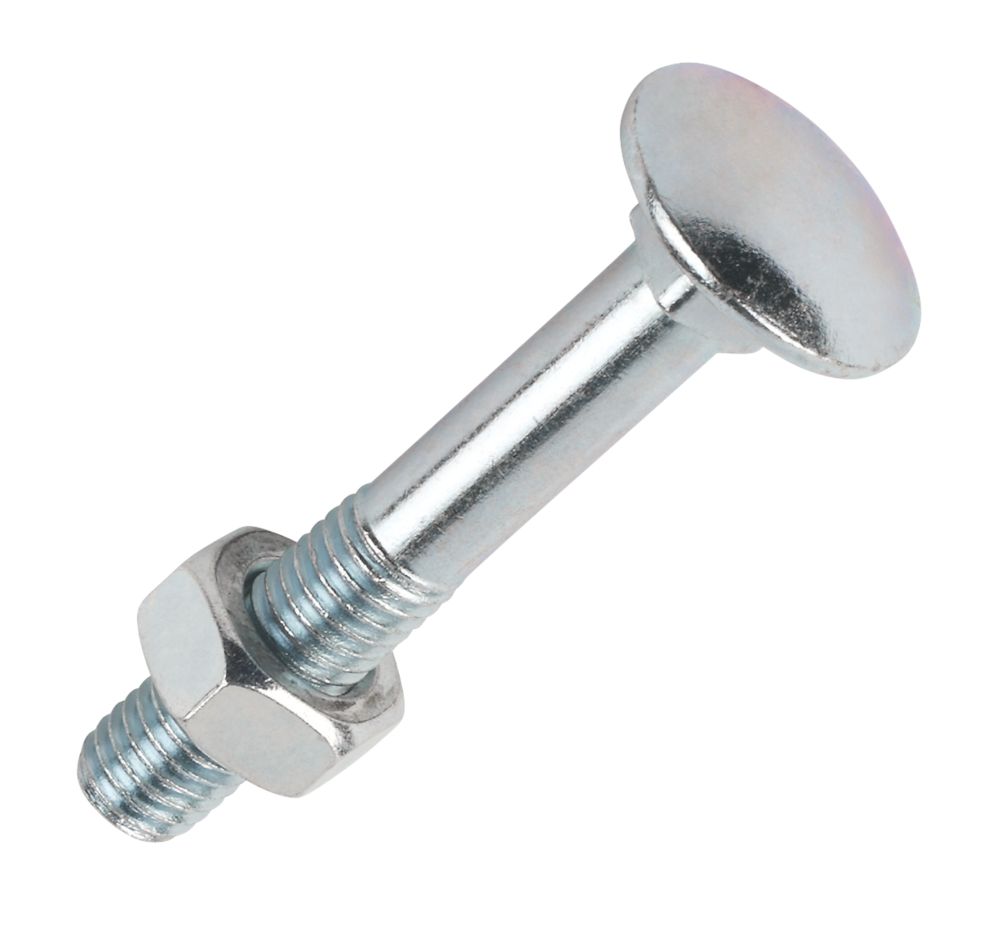 25 boulons filetés à usage général Easyfix, acier au carbone, finition zinguée brillante M12 x 150mm