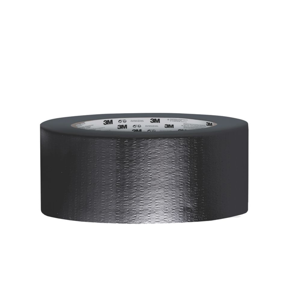 Ruban de réparation toilé 3M maille 30 noir 25m x 48mm 