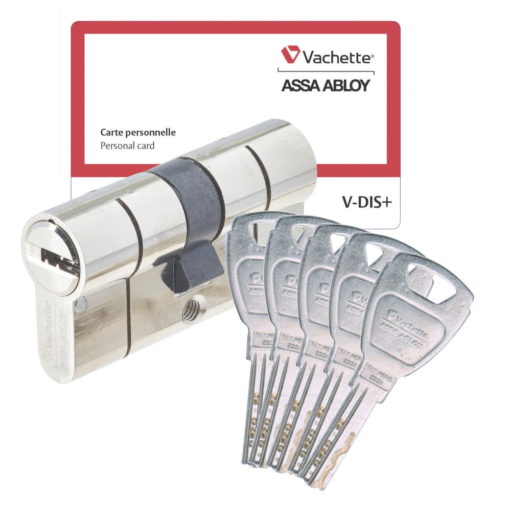 Cylindre de haute sécurité Vachette 30 x 30 mm