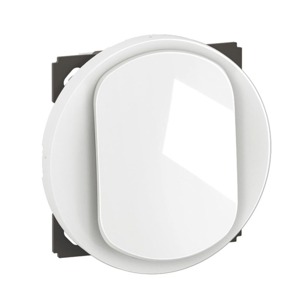 Interrupteur d'éclairage va-et-vient modulaire Legrand Céliane 6A, blanc  