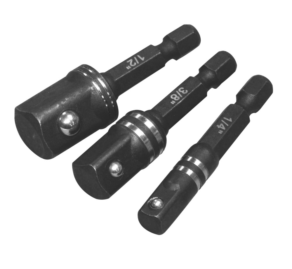 Jeu de 3 adaptateur douille à choc Erbauer