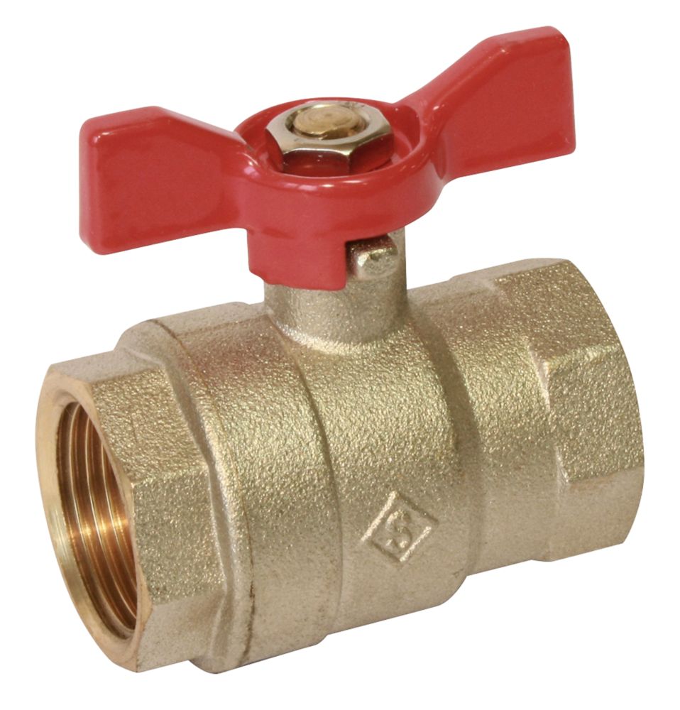 Vanne à sphère manette papillon FF 15/21 - 1/2" Pronorm