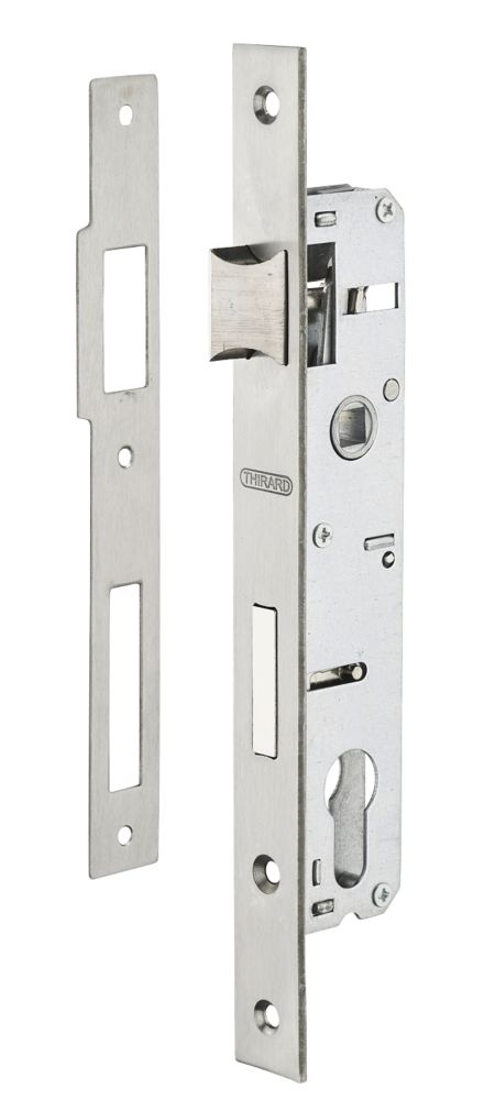Serrure encastrée Thirard grise 240x36mm