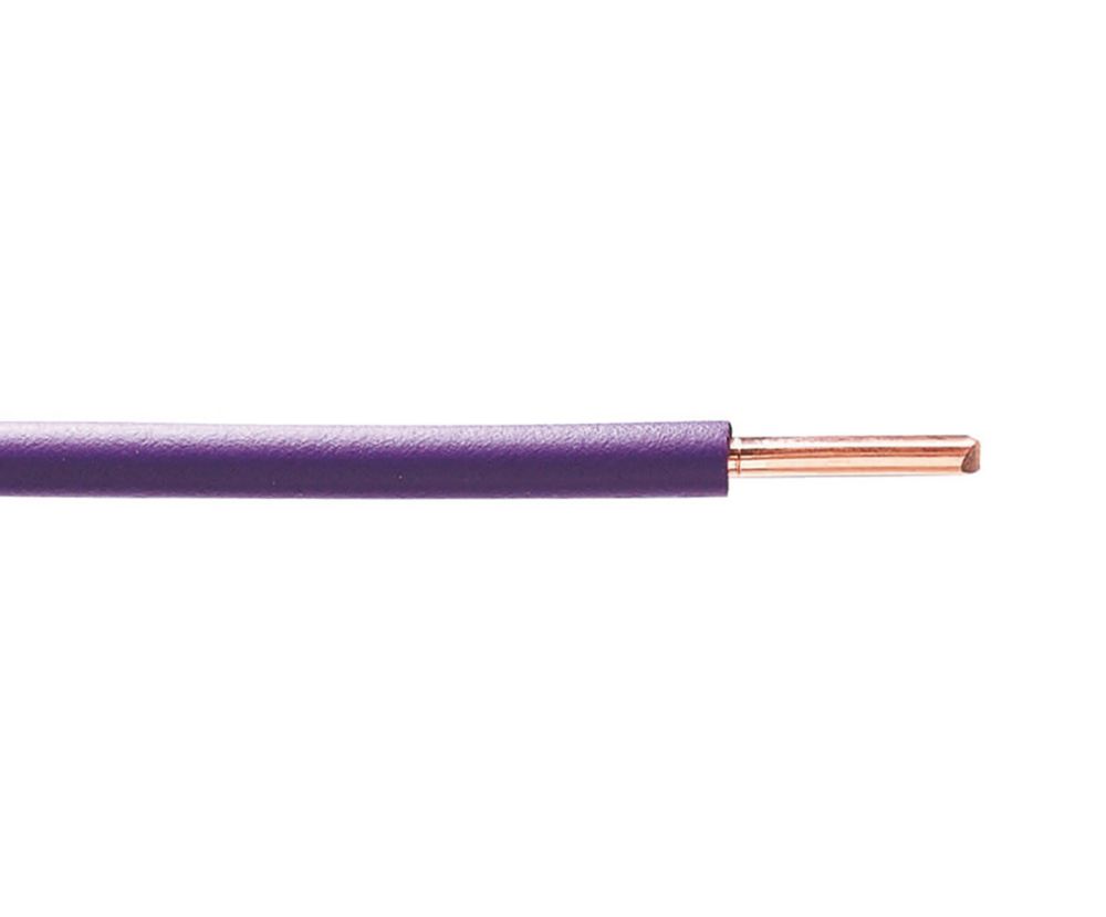 Fil électrique HO7V-U 1x1,5 mm² 100m Violet