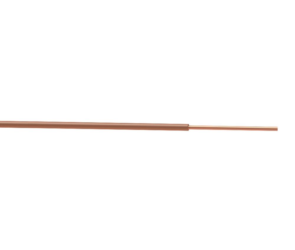 Fil électrique rigide H07VU 1,5mm² marron - Touret de 100m