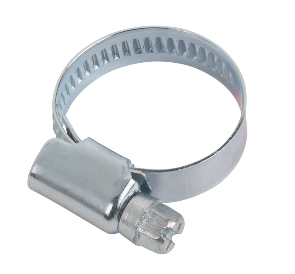 10 colliers de serrage zingués bleus Easyfix 16-25mm