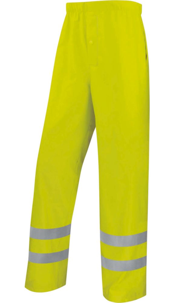 Pantalon haute visibilité Delta Plus 900PANHV jaune fluorescent taille M (42-44 cm) longueur 80 cm