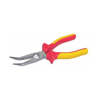 Pince à bec 1/2 ronds longs isolée Stanley 200 mm