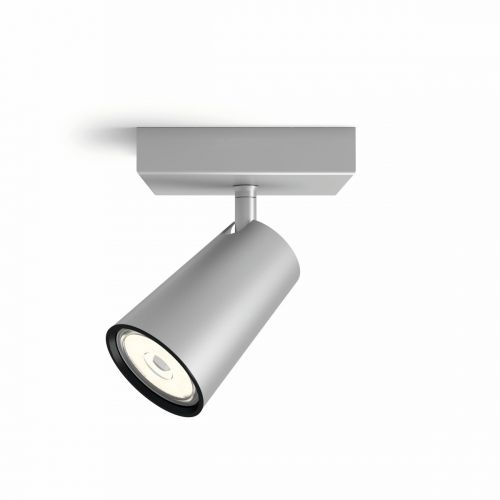 Plafonnier spot aluminium LED Philips Paisley