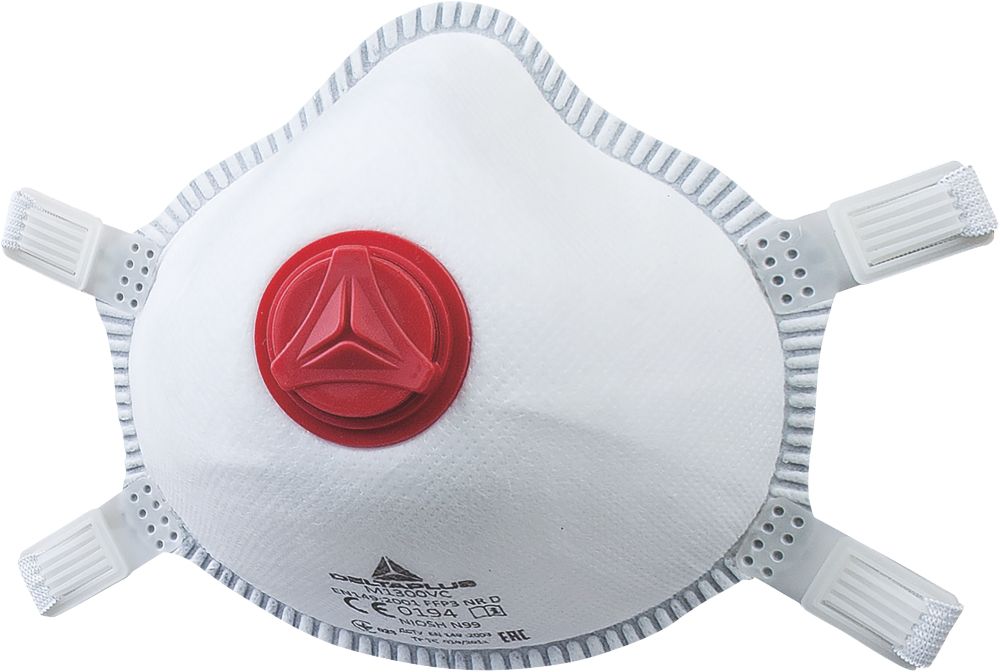 Masque antipoussière réutilisable Delta Plus Spider Mask avec 5 filtres P3, Masque anti-poussière et respiratoire